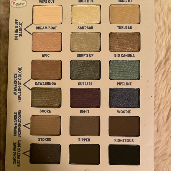 The Balm Balmsai Eyeshadow Palette and eyebrow stencil kit New in Box - Picture 5 of 7